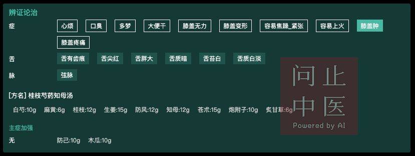 问止中医 | 医案：膝关节滑膜炎、膝盖肿、肌肉萎缩-第4张图片-天天中医网